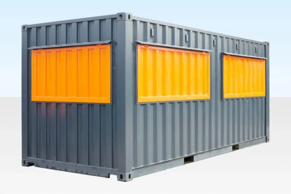 Contenedor local comercial de 20 pies climatizado y cableado