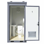 Inodoro portátil con lavabo, luz interior y timbre para eventos