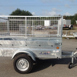Remolque 750 kg Lider de 200 x 134 cm galvanizado en caliente