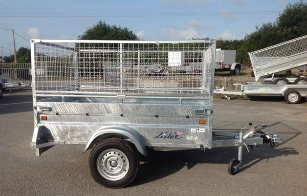 Remolque 750 kg Lider de 200 x 134 cm galvanizado en caliente