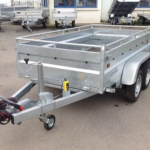 Remolque basculante 1500 kg Lider de doble eje con frenos