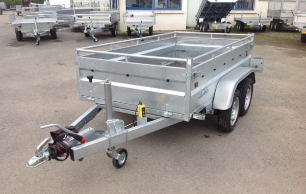 Remolque basculante 1500 kg Lider de doble eje con frenos