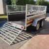 Remolque con laterales plegables Boro BOK725D de 750 kg