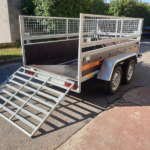 Remolque con laterales plegables Boro BOK725D de 750 kg