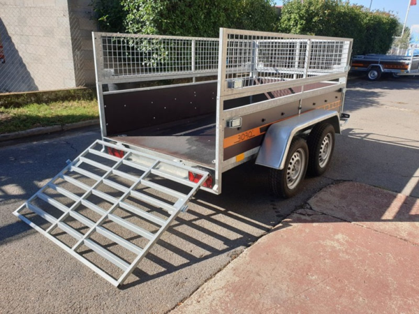 Remolque con laterales plegables Boro BOK725D de 750 kg
