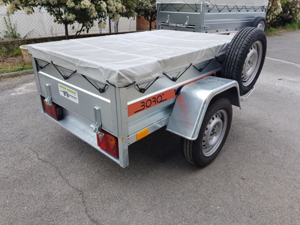 Remolque portaequipajes 750 kg Boro Niewiadow BO717 nuevo