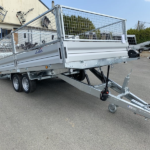 Remolque de plataforma 3500 kg LIDER de 506 x 215 cm con dos ejes